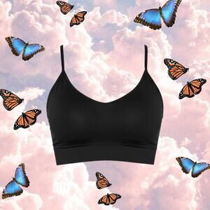 Yitty Seamless Plunge Black Shaping Bralette
